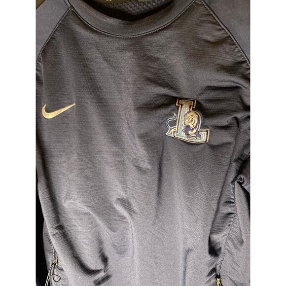 Nike Men's M Hybrid BP Crew Mid-Weight Long Sleeve Pullover Therma Embroidered - Picture 2 of 11